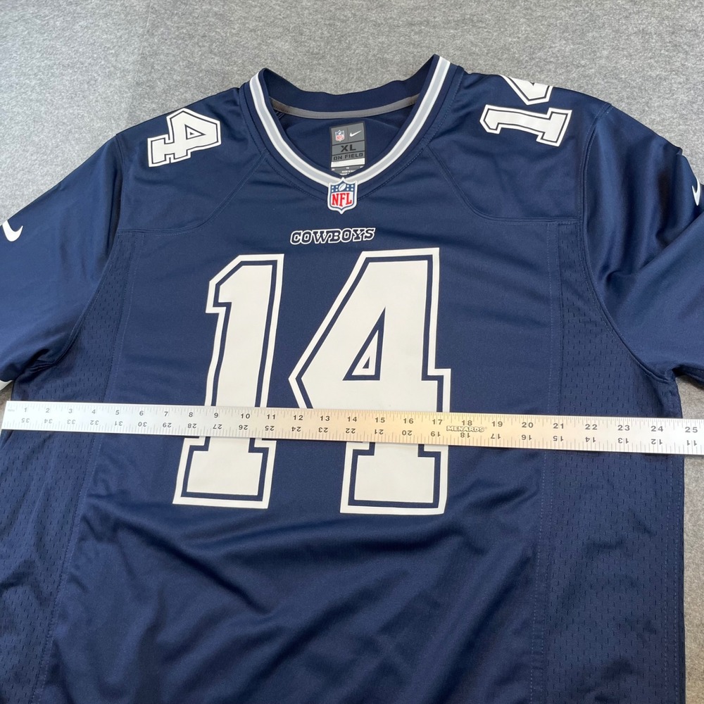 Nike Mens Dallas Cowboys Andy Dalton Jersey Navy Blue NFL Football XL Gameday - Picture 8 of 8
